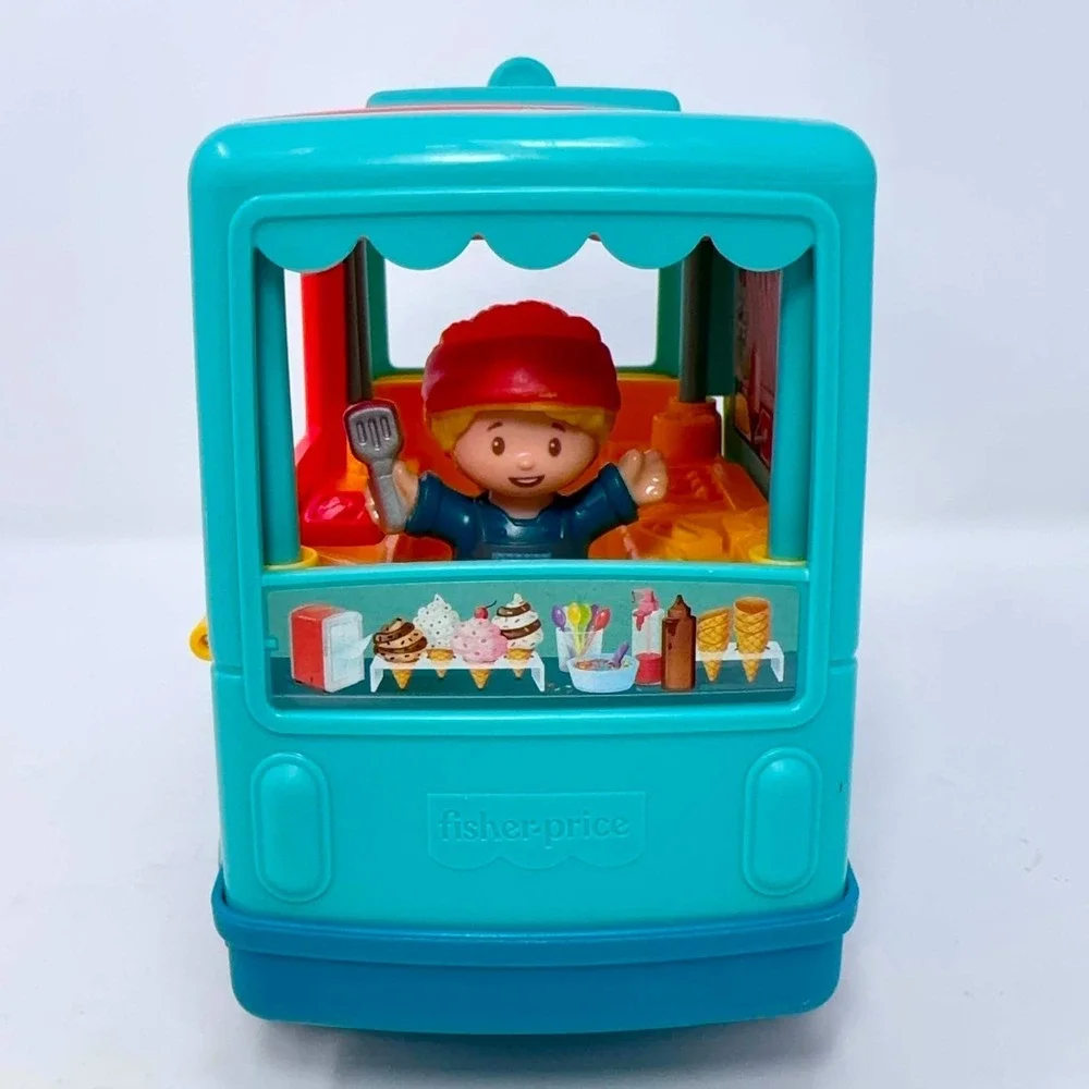 Fisher Price Little People Food Truck Taco Truck w/ Chef Figure Musical Sounds